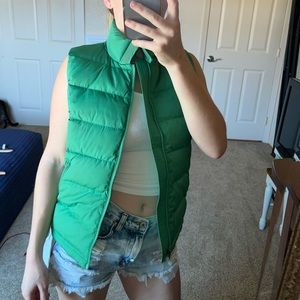 Green Puffer Vest